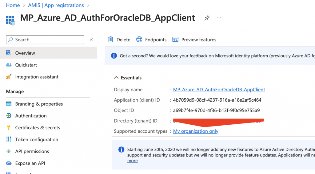 How to enable Oracle Database Azure AD authentication image 11